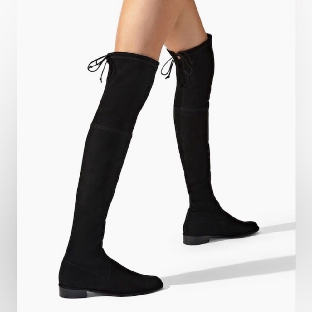 Stuart Weitzman Lowland Over-the-Knee Suede Boots
